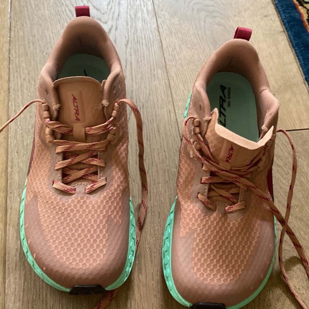Altra Outroad zero drop women’s trail shoe.